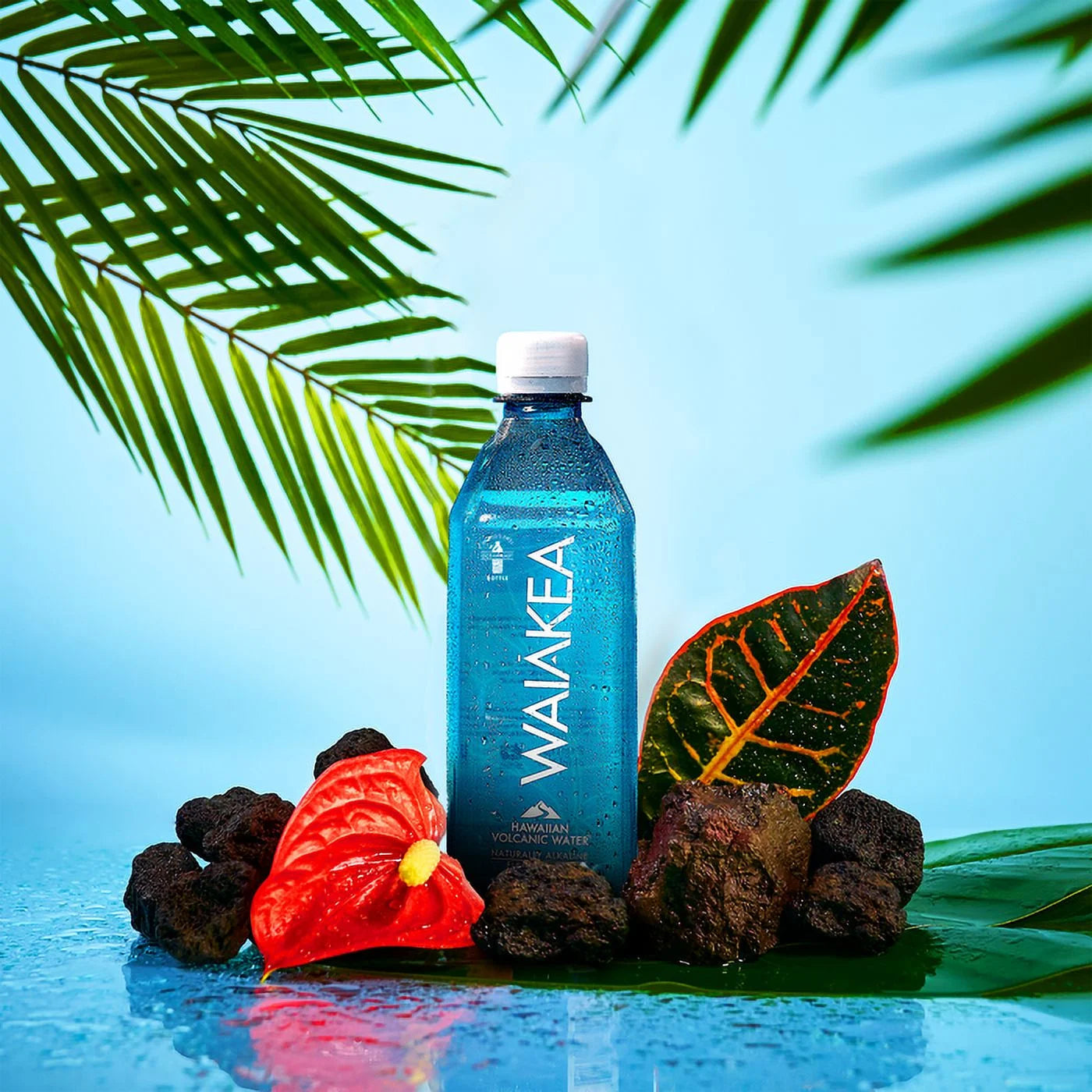 Bottled Water, Hawaiian Volcanic Alkaline Water, 500Ml (16.9 Oz) Bottles, 6 Pack