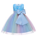 Girls Dresses Flower Girl Dress Kids Floral Princess Bridesmaid Pageant Gown Birthday Party Wedding Dress