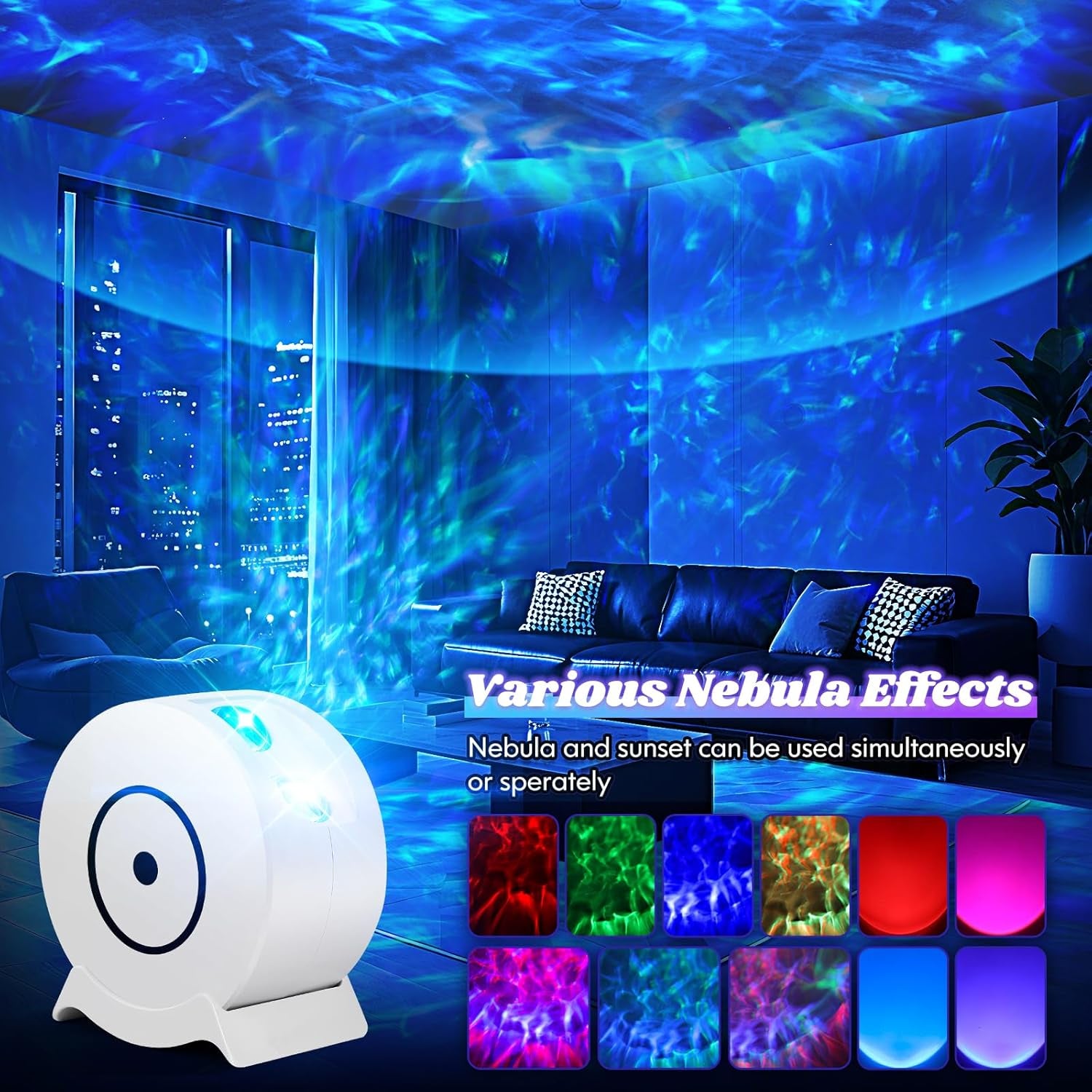 Galaxy Projector Night Light Projector with 41 Lighting Modes, Galaxy Light Projector with Timer and Remote, Gifts for Kids Adults, Bedroom, Christmas Day