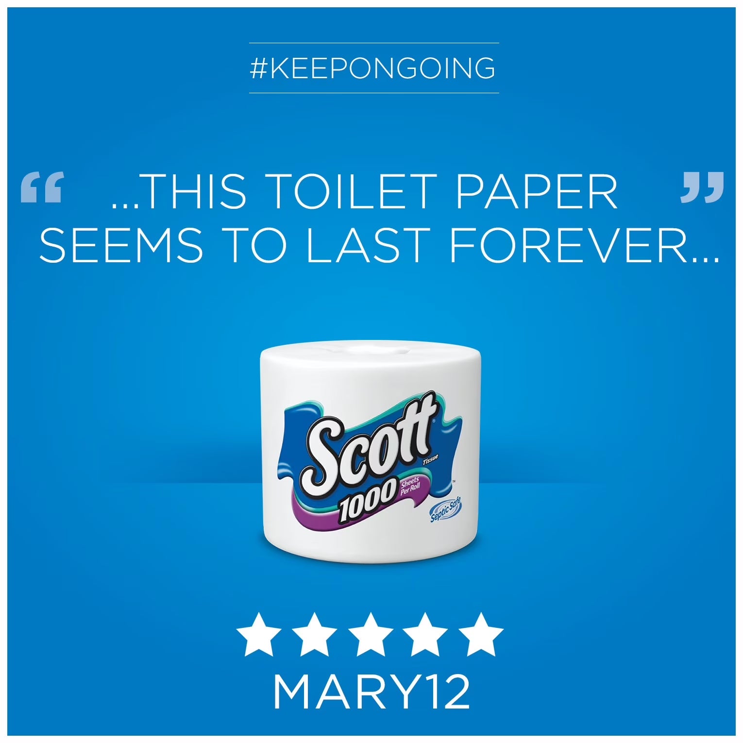 1000 Toilet Paper, 20 Rolls, 1,000 Sheets per Roll (20,000 Total)