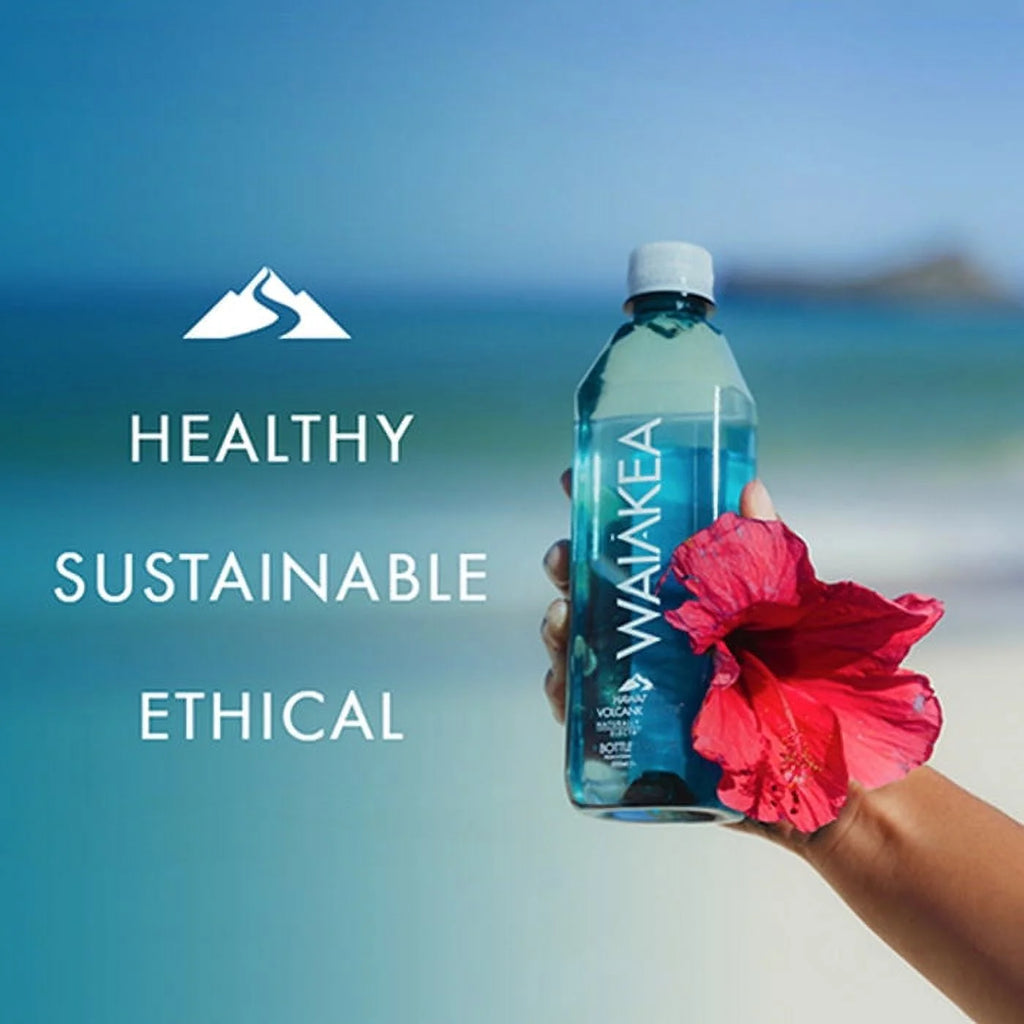 Bottled Water, Hawaiian Volcanic Alkaline Water, 500Ml (16.9 Oz) Bottles, 6 Pack
