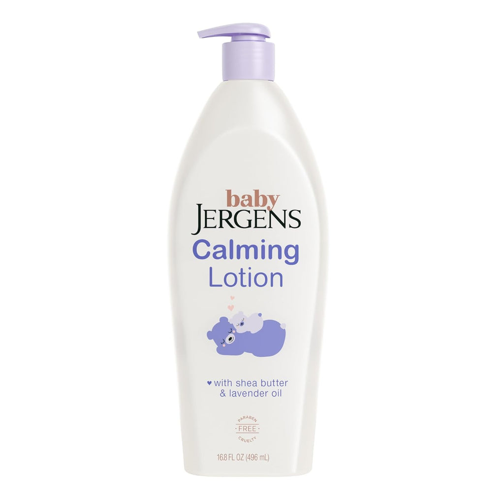 Baby Calming Lotion, Baby Calming Lotion, Lavender Baby Lotion, Baby Moisturizer with Shea Butter and Lavender Oil, 16.8 Fl Oz