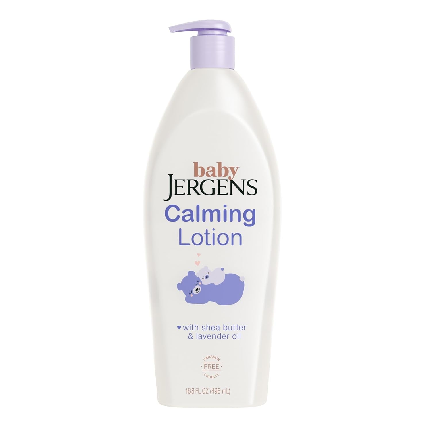 Baby Calming Lotion, Baby Calming Lotion, Lavender Baby Lotion, Baby Moisturizer with Shea Butter and Lavender Oil, 16.8 Fl Oz
