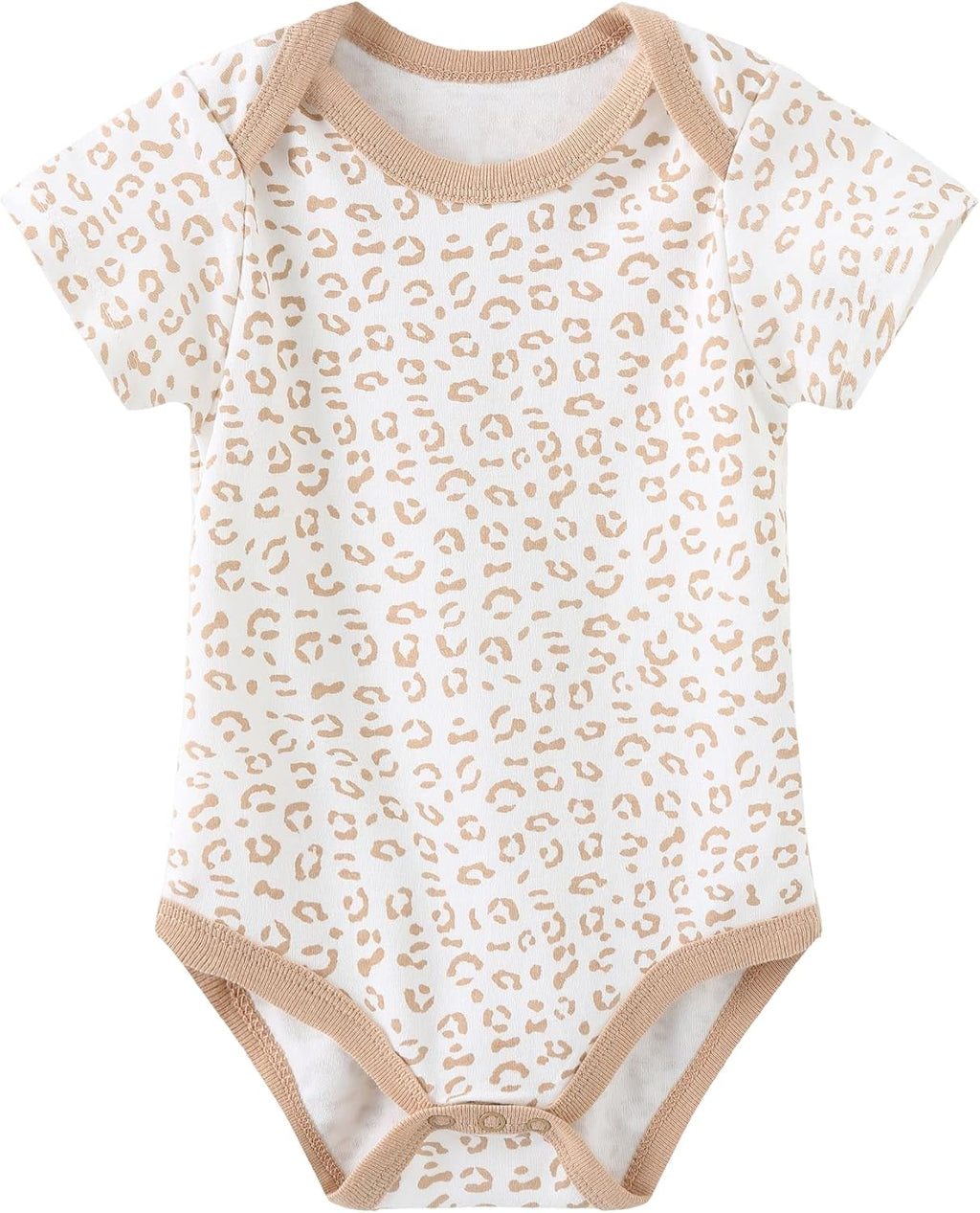 Baby Bodysuit Newborn Short Sleeve Baby One-Piece Cotton 5-Pack Baby Clothes