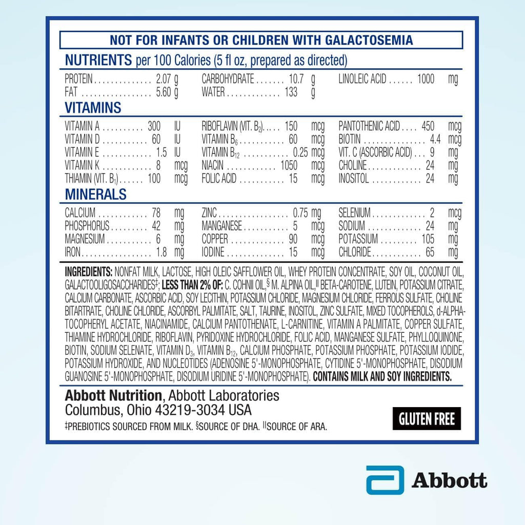 Advance Infant Formula with Iron, Baby Formula Powder, 30.8-Oz Value Can
