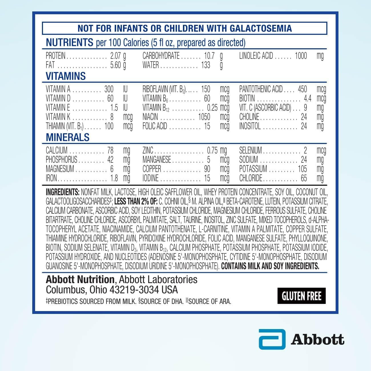 Advance Infant Formula with Iron, Baby Formula Powder, 30.8-Oz Value Can