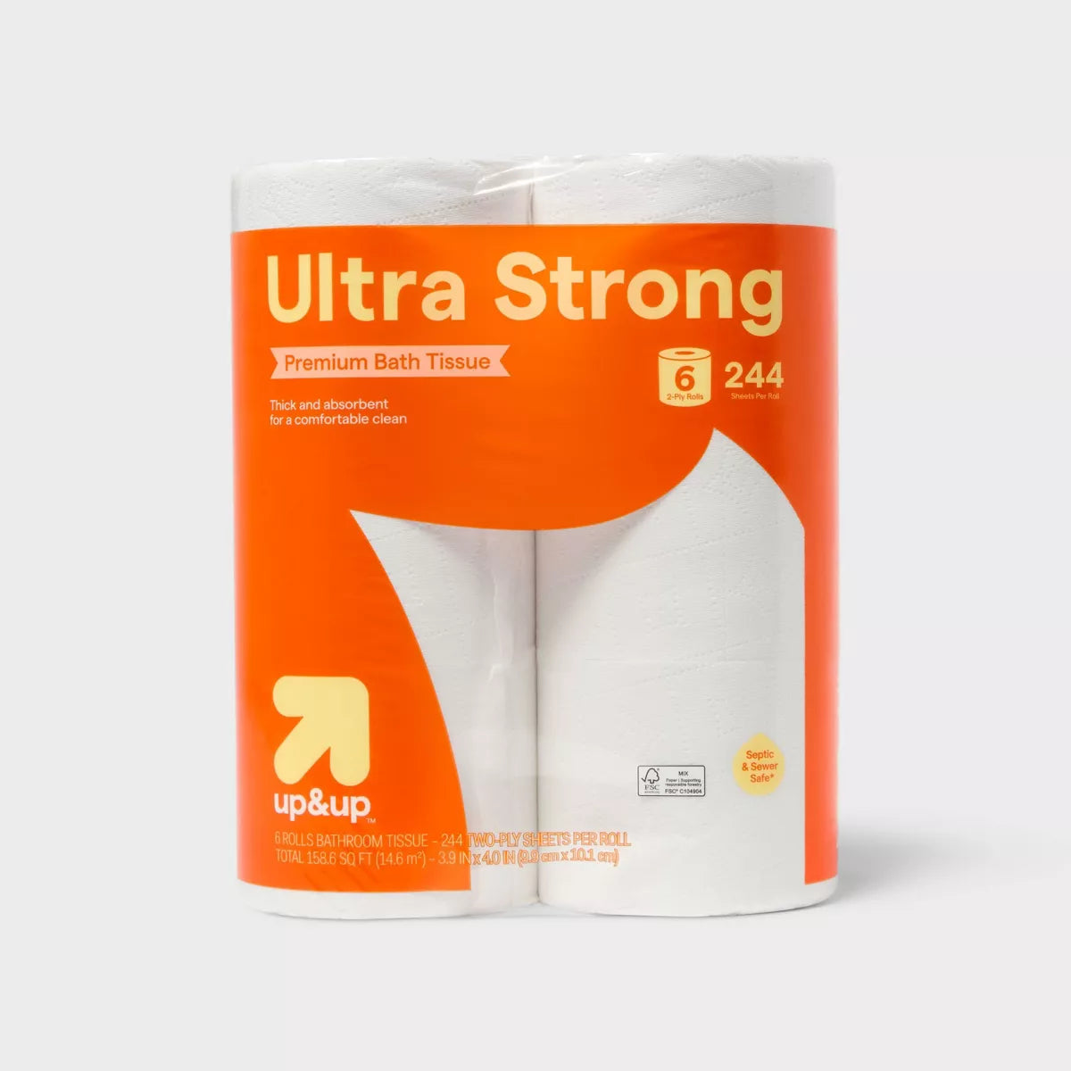 Premium Ultra Strong Toilet Paper - Up&Up