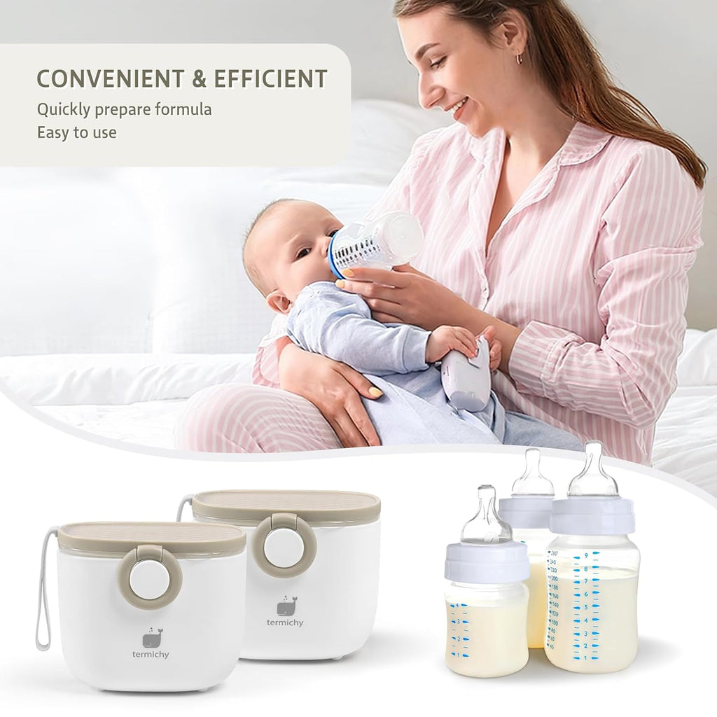 Baby Formula Dispenser, Portable Formula Dispenser Container with Scoop and Carry Handle for Travel Outdoor Activities for Baby Infant, 500Ml