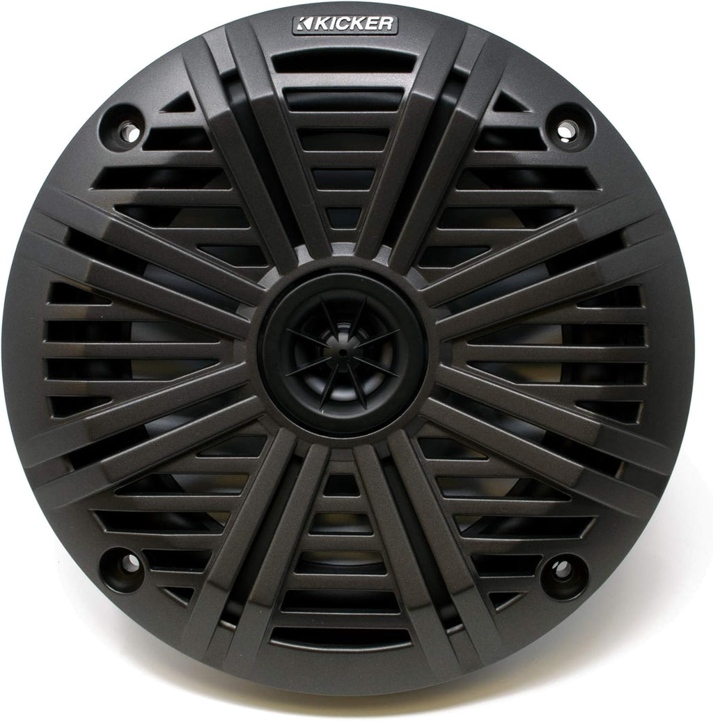 6.5" Marine Speakers (2 Pair) Charcoal Salt Water Grills OEM Replacement Speakers