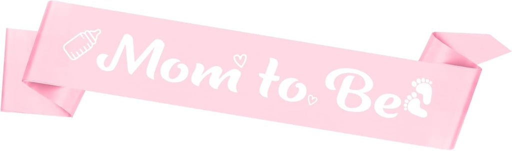 Mom to Be Sash Baby Shower Decorations New Mom Gifts Newborn Baby Gifts Baby Shower Decor Mommy to to Be Sash Baby Shower Sash for Mommy Gender Reveal Gifts Babyshower Baby Girl Shower Favors Pink