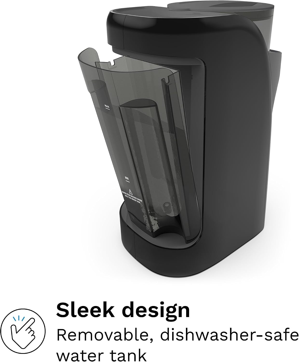 Formula Pro Advanced Formula Dispenser Machine - Automatically Mix a Warm Formula Bottle Instantly - Easily Make Bottle with Automatic Powder Blending, Charcoal