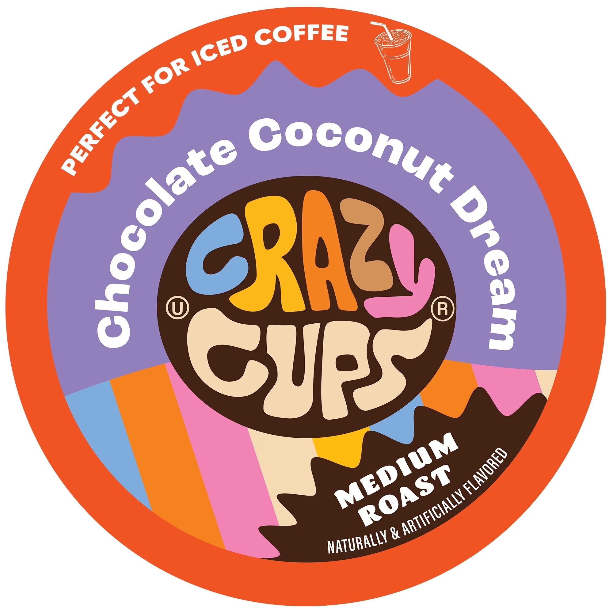 Chocolate Coconut Dream Coffee Pods, Medium Roast, 22 Count for Keurig K-Cup Machines