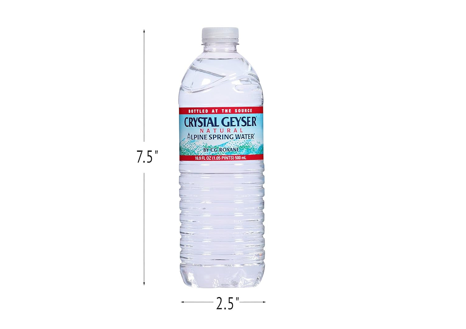 CGW35001PL Alpine Spring Water, 16.9 Oz. Bottles, Bottled at the Source (Pack of 1890)