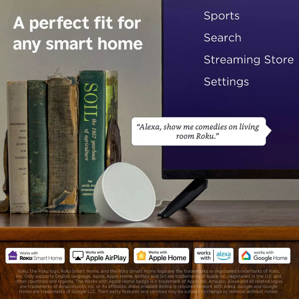 Roku 65" Select Series 4K HDR Smart Roku TV with Roku TV Remote: LED, Wi-Fi, HDMI