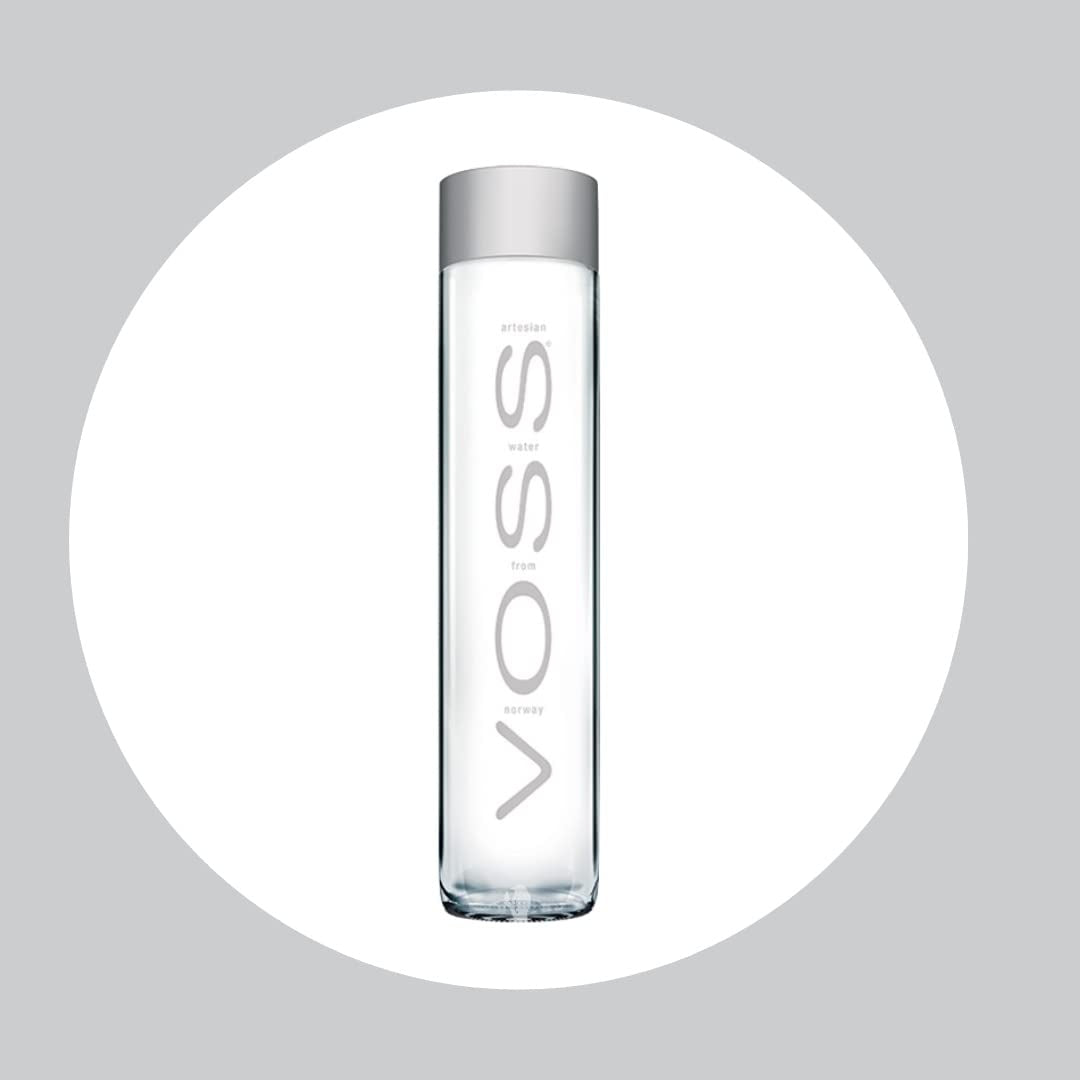 Voss Artesian Still Water from Norway Naturally Pure for a Crisp, Refreshing Taste 375Ml GLASS Bottled Water 12.7 Fl Oz (Pack of 9)