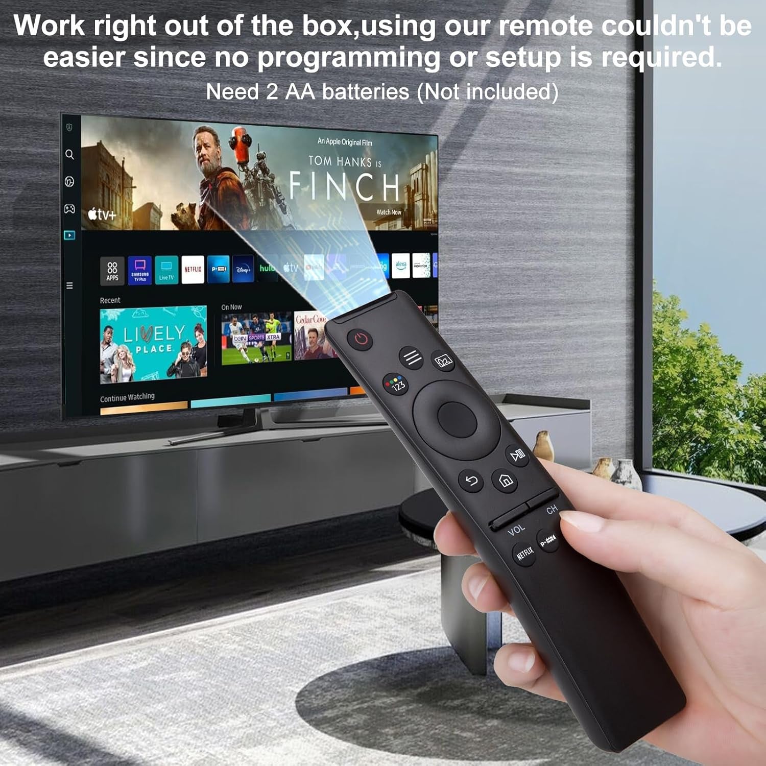 【Pack of 2】 Universal for All Samsung Smart TV Remote Control, Replacement Compatible for All Samsung Smart TV