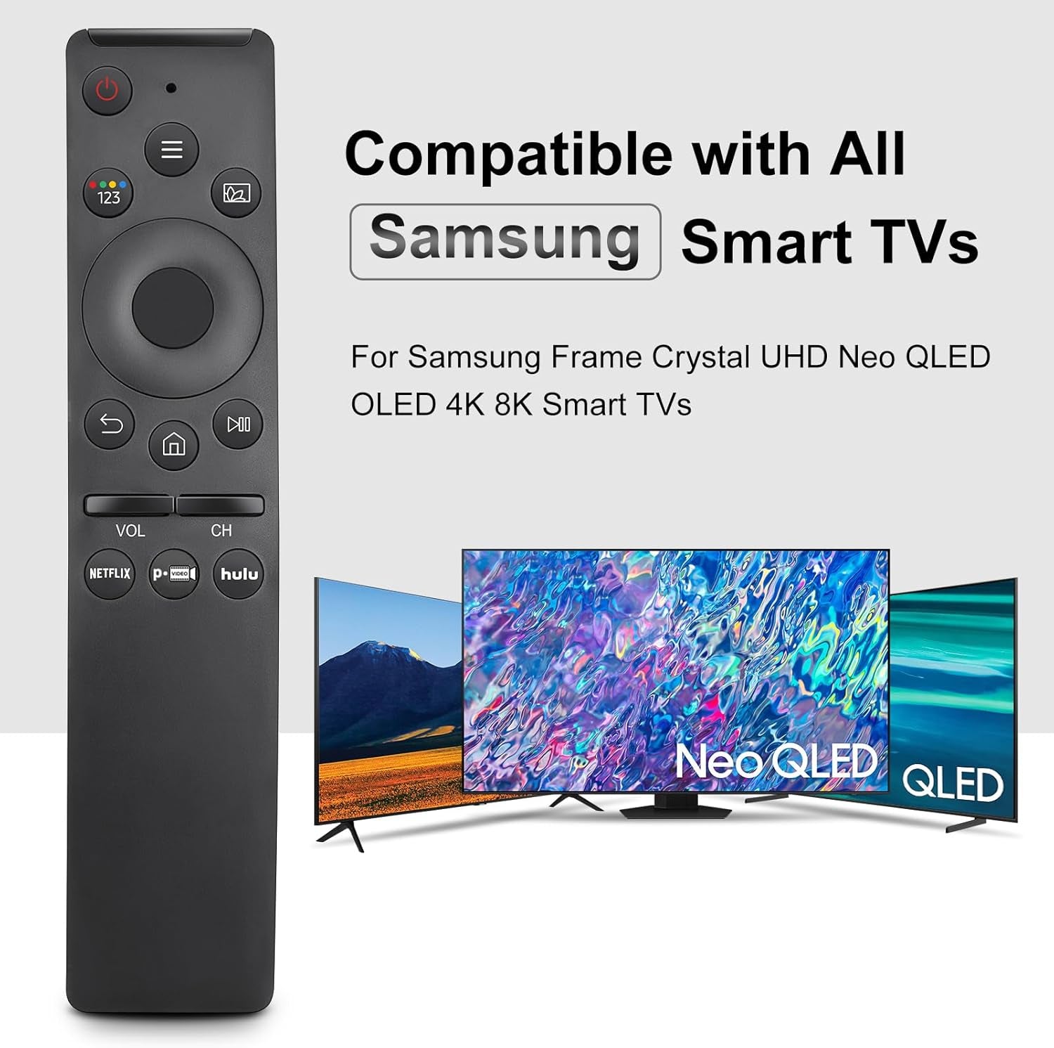 【Pack of 2】 Universal for All Samsung Smart TV Remote Control, Replacement Compatible for All Samsung Smart TV