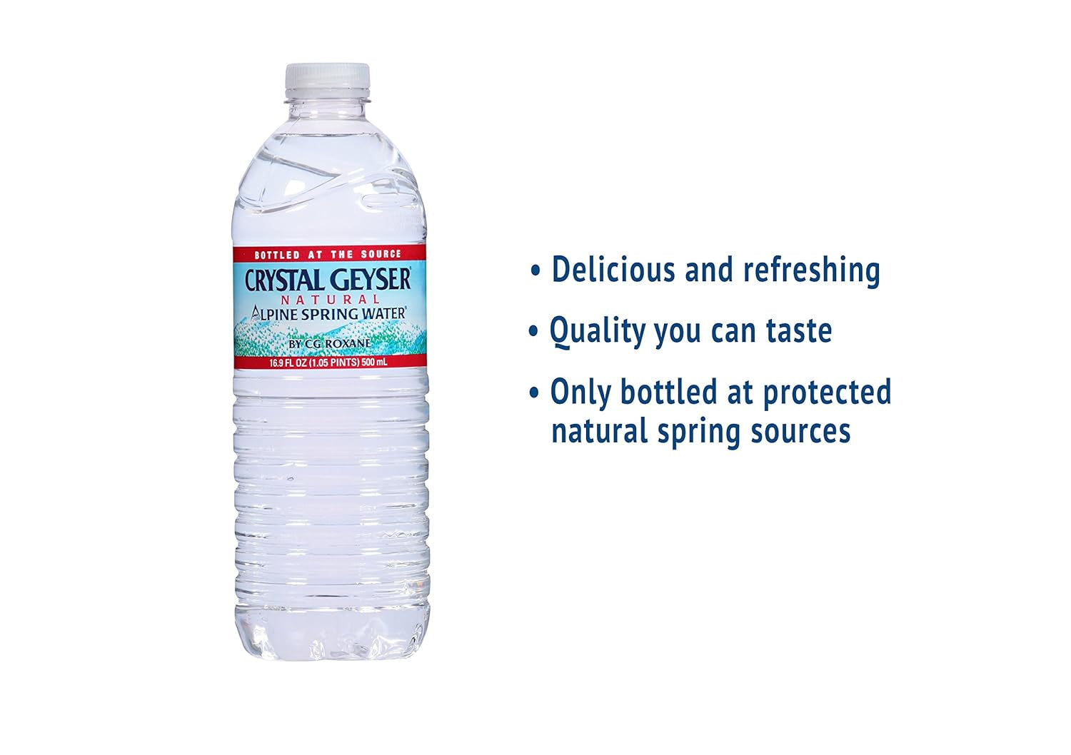 CGW35001PL Alpine Spring Water, 16.9 Oz. Bottles, Bottled at the Source (Pack of 1890)