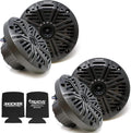 6.5" Marine Speakers (2 Pair) Charcoal Salt Water Grills OEM Replacement Speakers