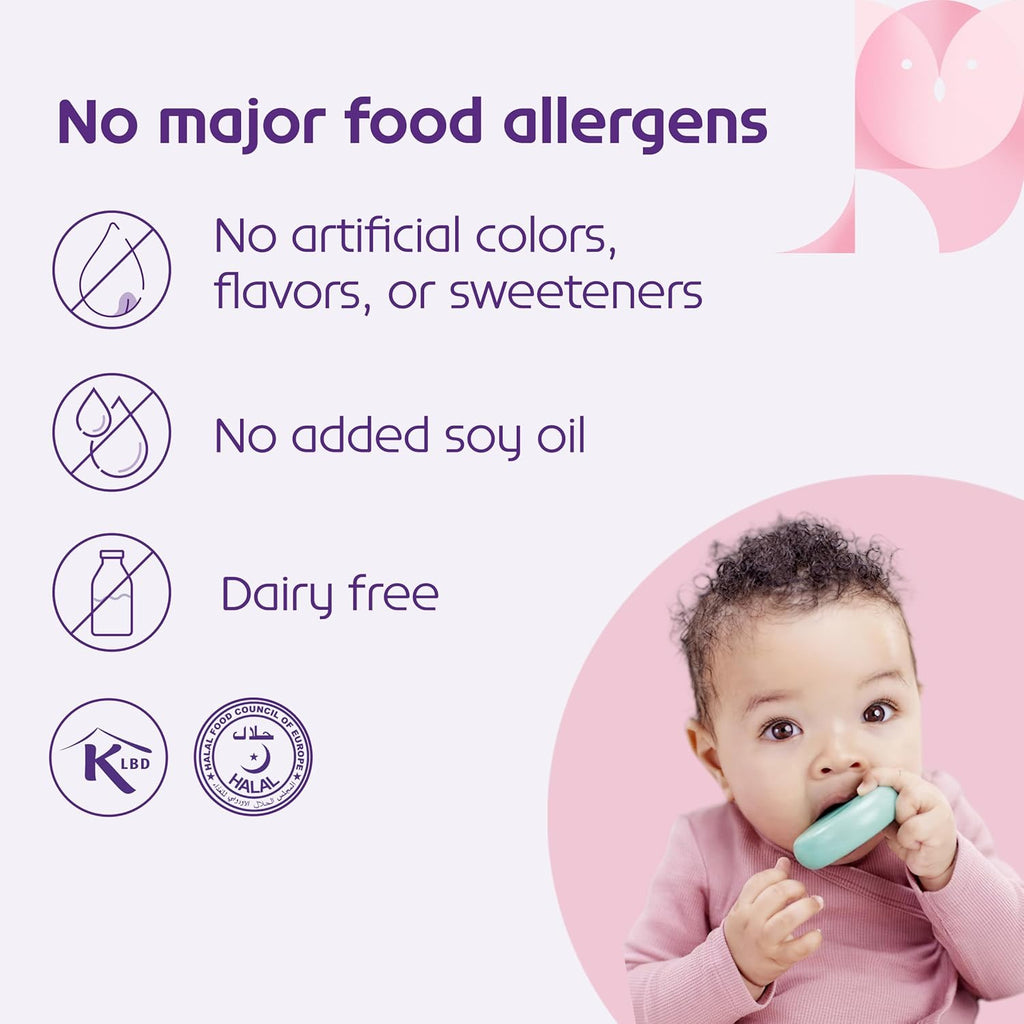 Nutricia  Infant - Food Allergy Relief Hypoallergenic Baby Formula with Amino Acids - Supports Normal Growth - Dairy-Free Infant Formula with DHA, ARA - 0-12 Months - 14.1 Oz (4-Pack)