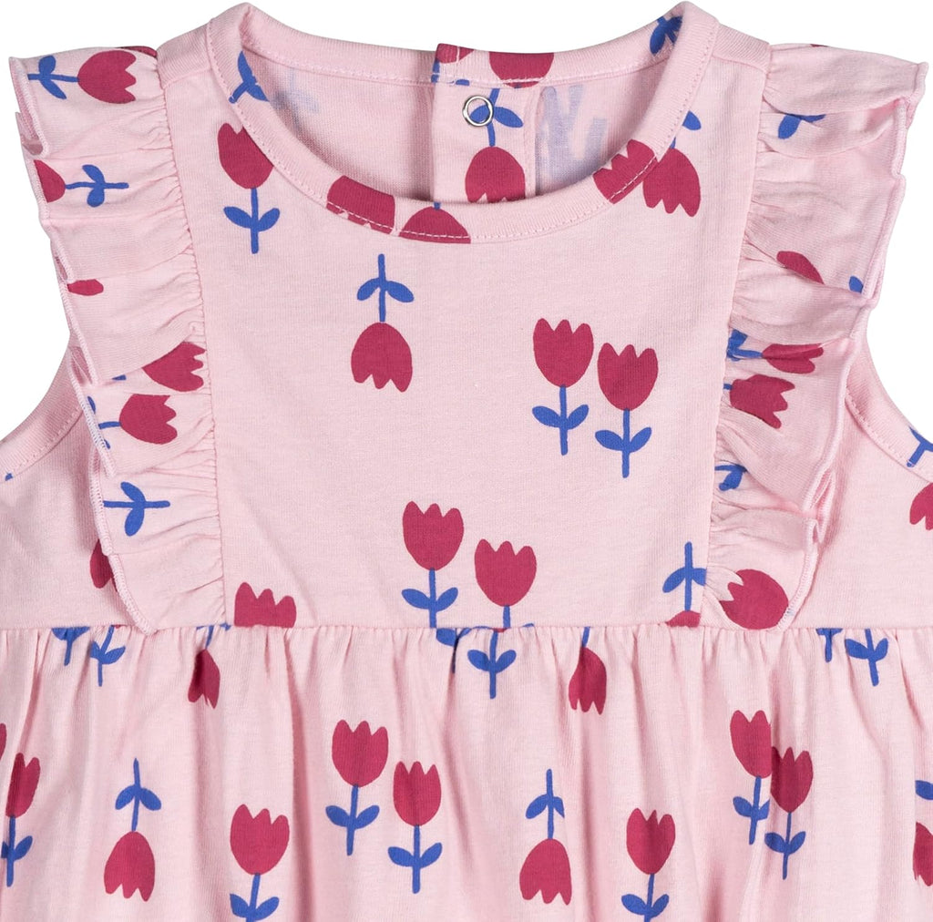 Baby Girls' 3-Pack Romper