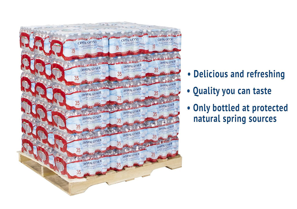 CGW35001PL Alpine Spring Water, 16.9 Oz. Bottles, Bottled at the Source (Pack of 1890)