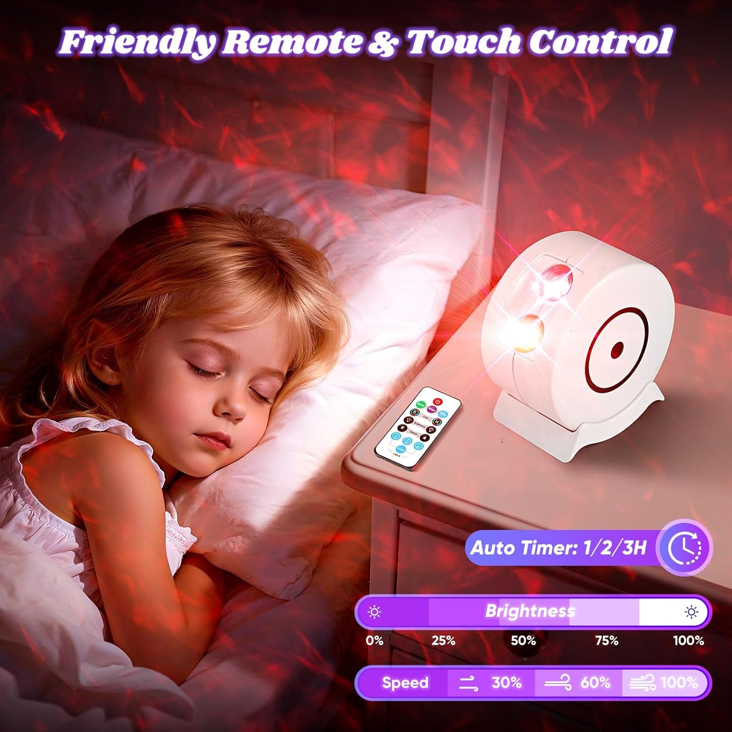 Galaxy Projector Night Light Projector with 41 Lighting Modes, Galaxy Light Projector with Timer and Remote, Gifts for Kids Adults, Bedroom, Christmas Day