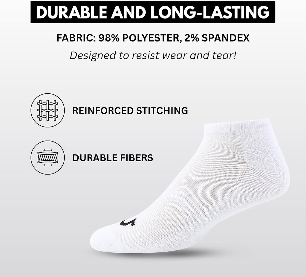 True Religion Mens Socks 6 & 12 Pairs No Show Socks for Men Premium Athletic Shoe Size 8-12