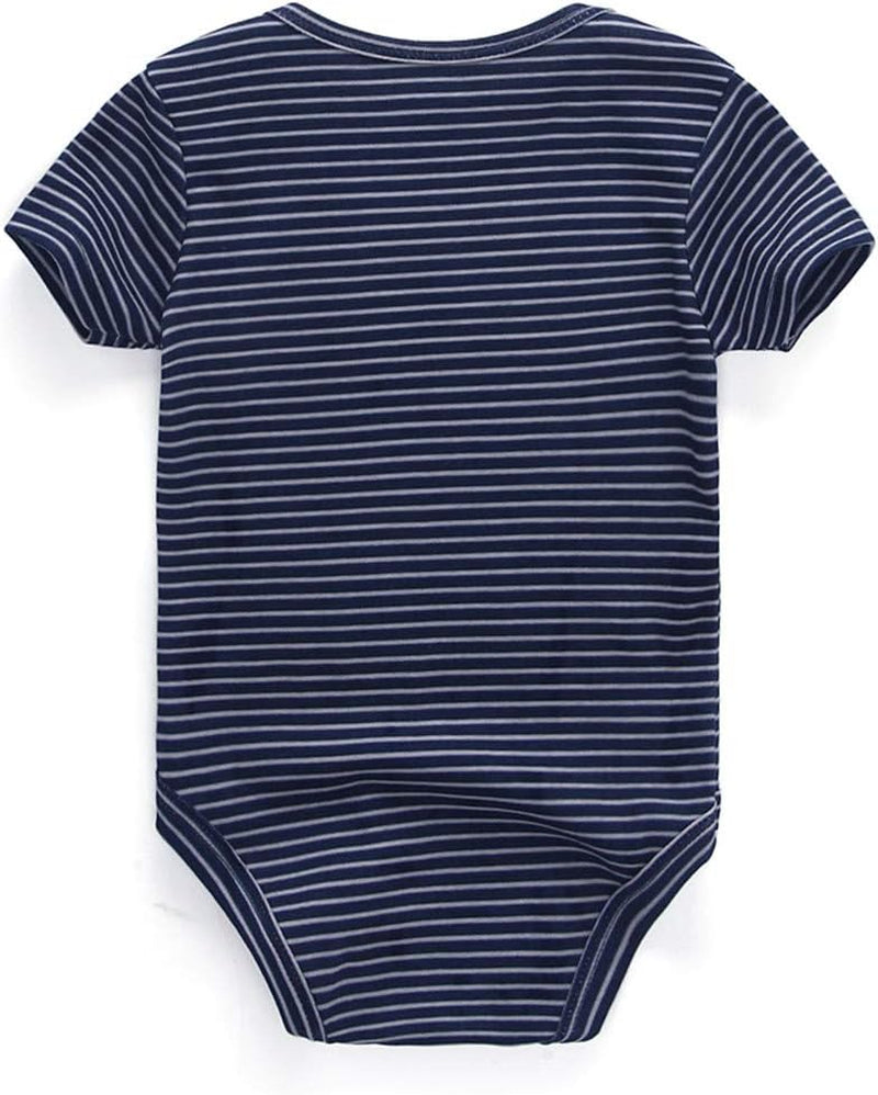 Baby Bodysuit Newborn Short Sleeve Baby One-Piece Cotton 5-Pack Baby Clothes