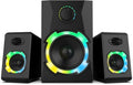 OROW Computer Speakers,40W PC Speakers with Subwoofer,Gaming Speakers with Bass,Ac Powered,Support Bluetooth&Sd&Usb Play, 2.1 Multimedia Speakers System with RGB Light (Black)