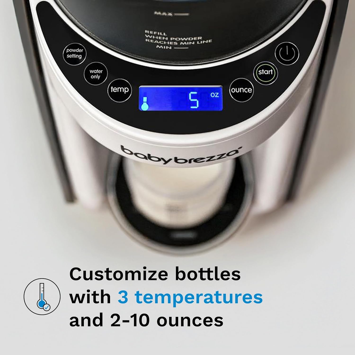 Formula Pro Advanced Formula Dispenser Machine - Automatically Mix a Warm Formula Bottle Instantly - Easily Make Bottle with Automatic Powder Blending, Charcoal