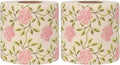 2 Rolls Floral Toilet Paper - Rose Flower Print Toilet Tissues Decorative Bathroom Tissue Hand Towel Napkins for Wedding Birthday Christmas Tea Party Favors Dinner Bridal Shower Baby Shower