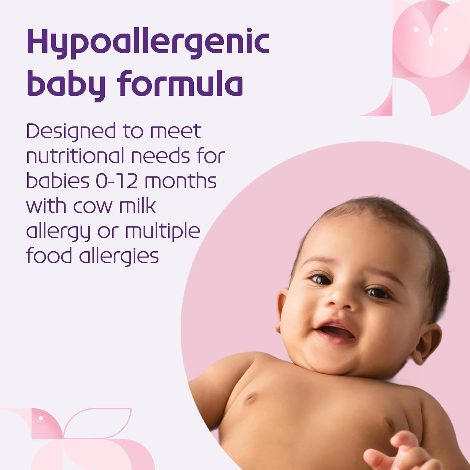 Nutricia  Infant - Food Allergy Relief Hypoallergenic Baby Formula with Amino Acids - Well-Tolerated & Supports Normal Growth - Dairy-Free Infant Formula with DHA, ARA - 0-12 Months - 14.1 Oz
