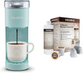 K-Mini Single Serve Coffee Maker & 3-Month Brewer Maintenance Kit Includes Descaling Solution, Water Filter Cartridges & Rinse Pods, Compatible Classic/1.0 & 2.0 K-Cup Coffee Makers, 7 Count
