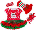 Baby Girls First Christmas Costumes Elf Lil Outfit Newborn Xmas