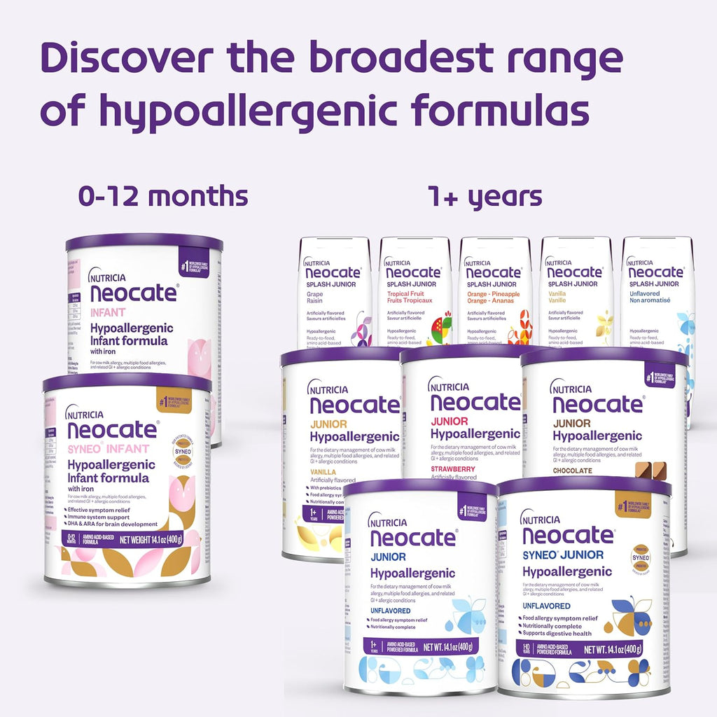 Nutricia  Infant - Food Allergy Relief Hypoallergenic Baby Formula with Amino Acids - Well-Tolerated & Supports Normal Growth - Dairy-Free Infant Formula with DHA, ARA - 0-12 Months - 14.1 Oz