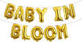 Baby in Bloom Balloons Baby in Bloom Banner Baby in Bloom Baby Shower Decorations Baby in Bloom Backdrop Floral Baby Shower Decorations (BABY in BLOOM Gold)