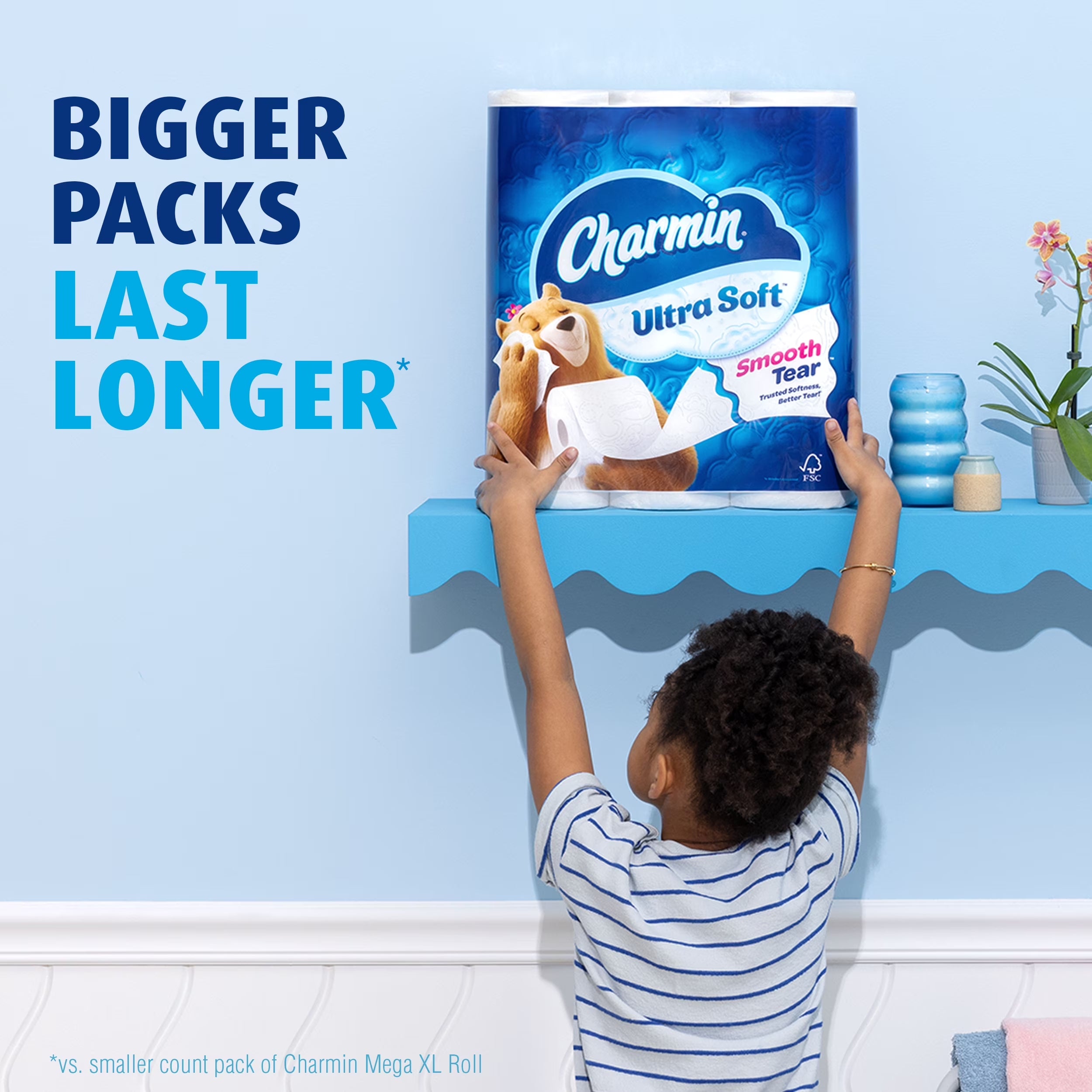 Ultra Soft Toilet Paper 12 Mega XL Rolls, 336 Sheets per Roll
