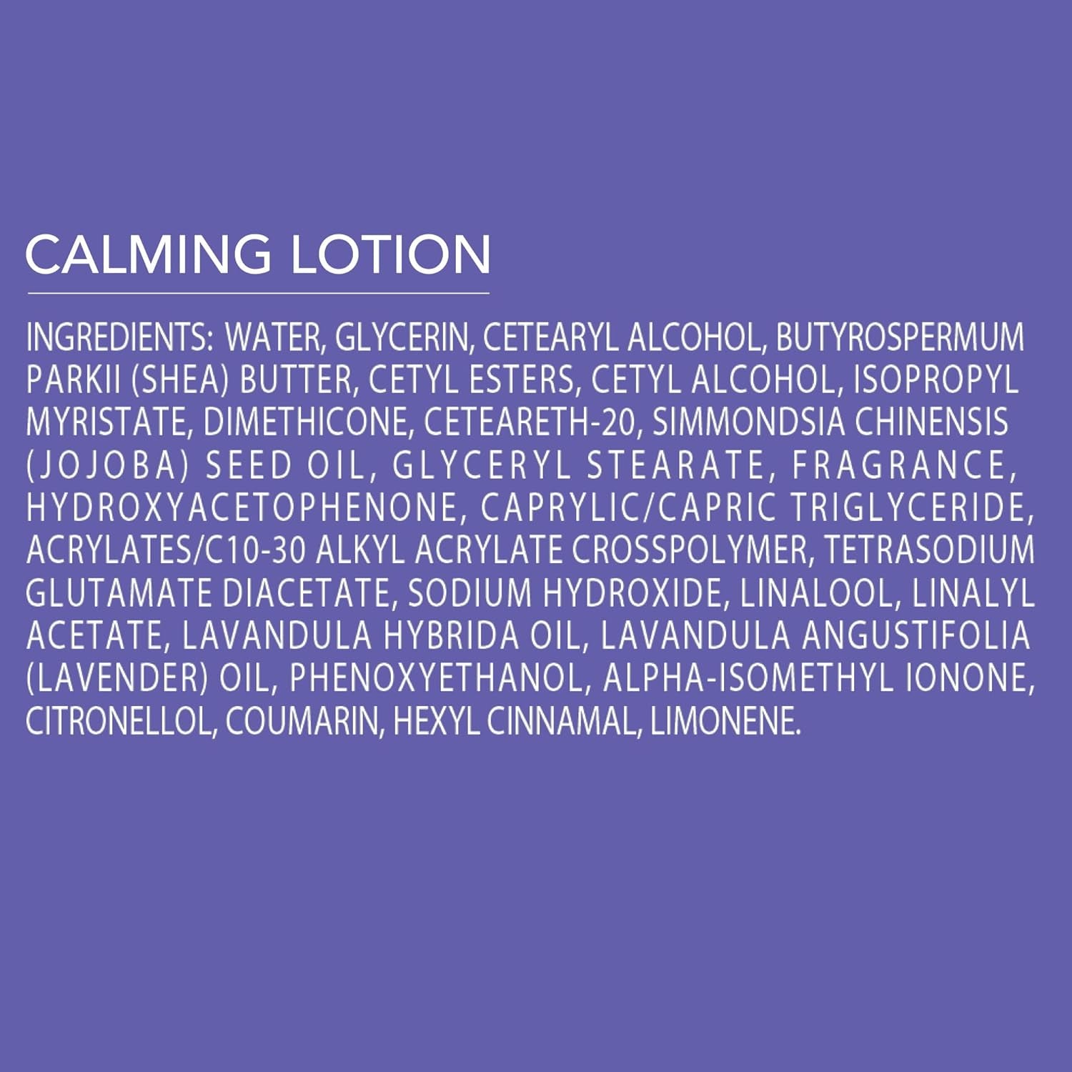 Baby Calming Lotion, Baby Calming Lotion, Lavender Baby Lotion, Baby Moisturizer with Shea Butter and Lavender Oil, 16.8 Fl Oz