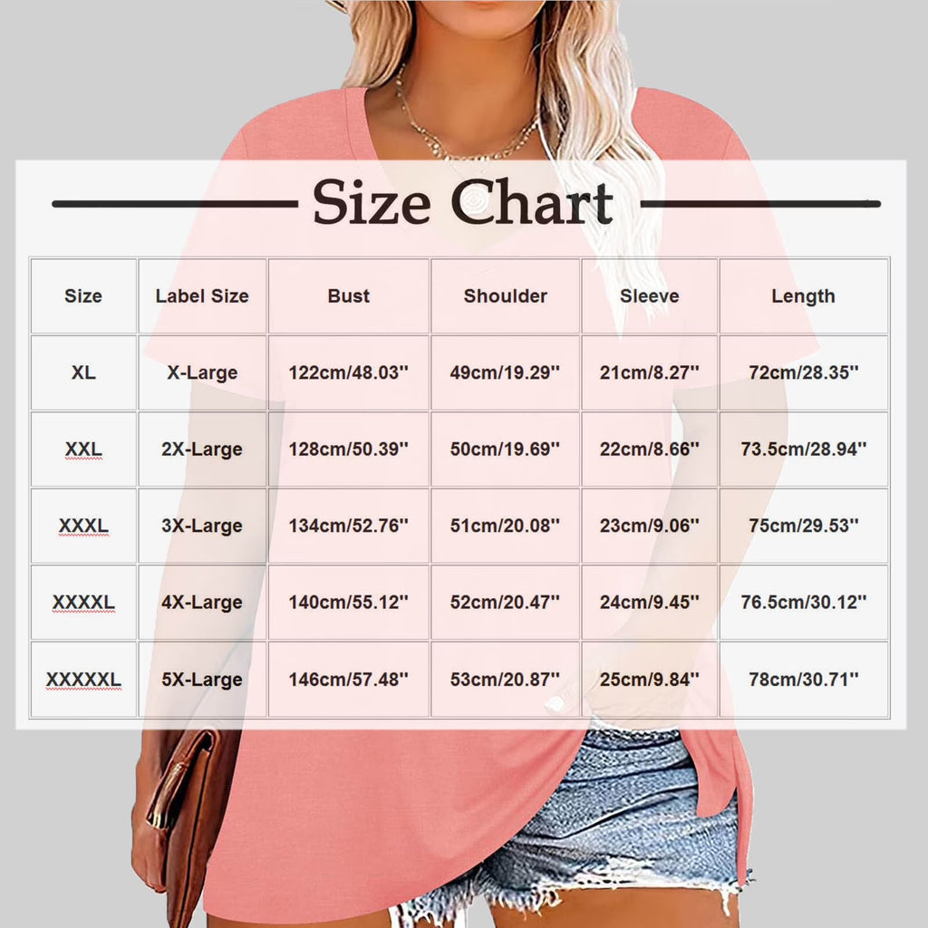 Plus Size Women'S Clothing Short Sleeve Casual Blouse Top under $10 in Size 4X Loose Fit