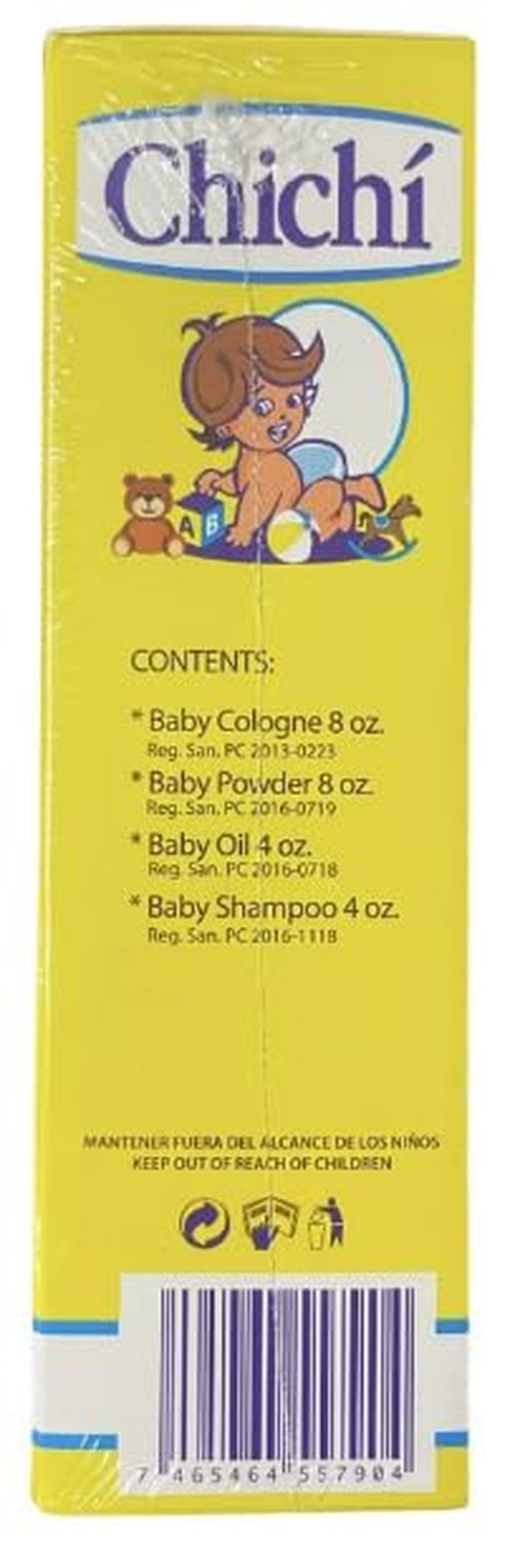 Chichi Kit (Baby Cologne 8Oz + Baby Powder 8Oz + Baby Oil 4Oz + Baby Shampoo 4Oz)