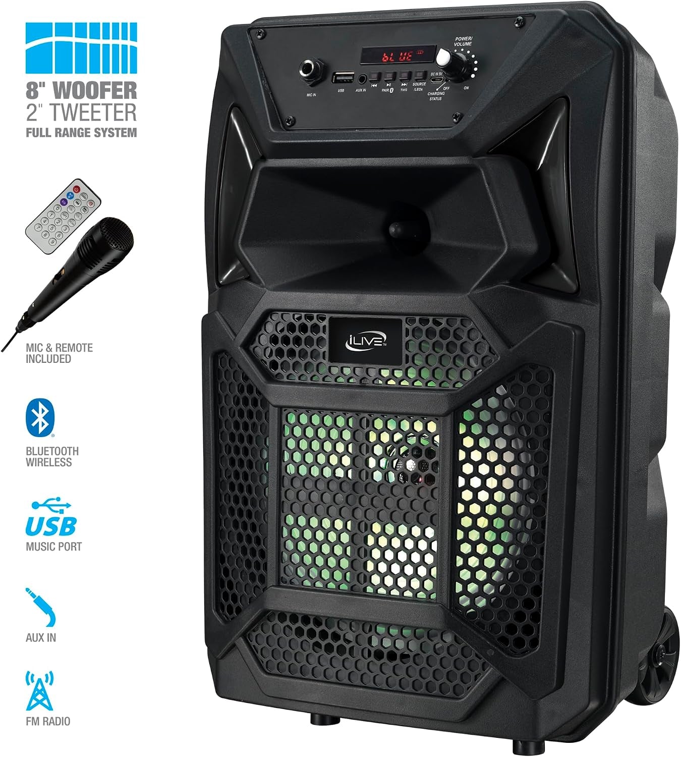 Wireless Tailgate Party Speaker, ISB352B