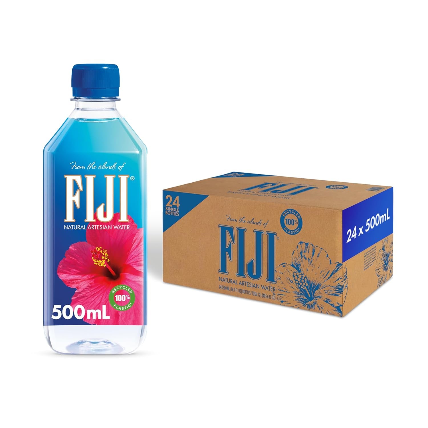 Artesian Bottled Water, 500 Ml (16.9 Fl Oz), Pack of 24