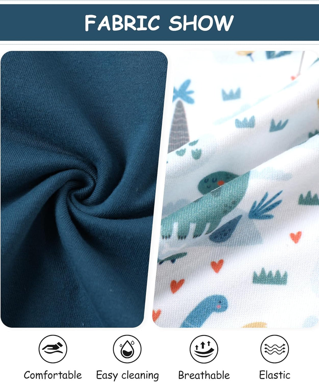 Baby Boy Clothes Newborn Summer Short Sleeve Cotton Crew Neck Button Crotch Romper Short Set Infant Boy Clothes