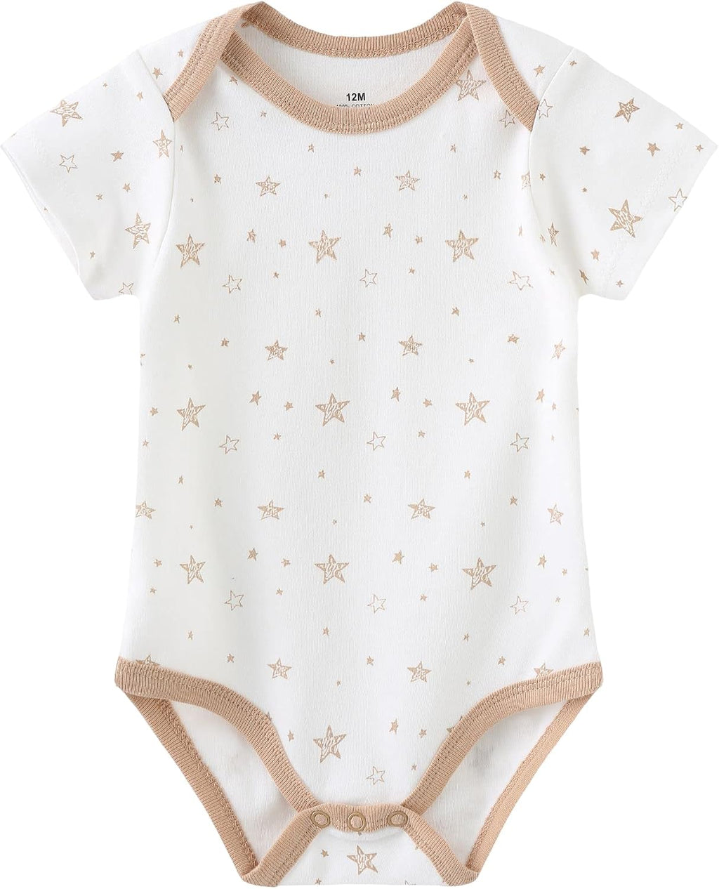 Baby Bodysuit Newborn Short Sleeve Baby One-Piece Cotton 5-Pack Baby Clothes