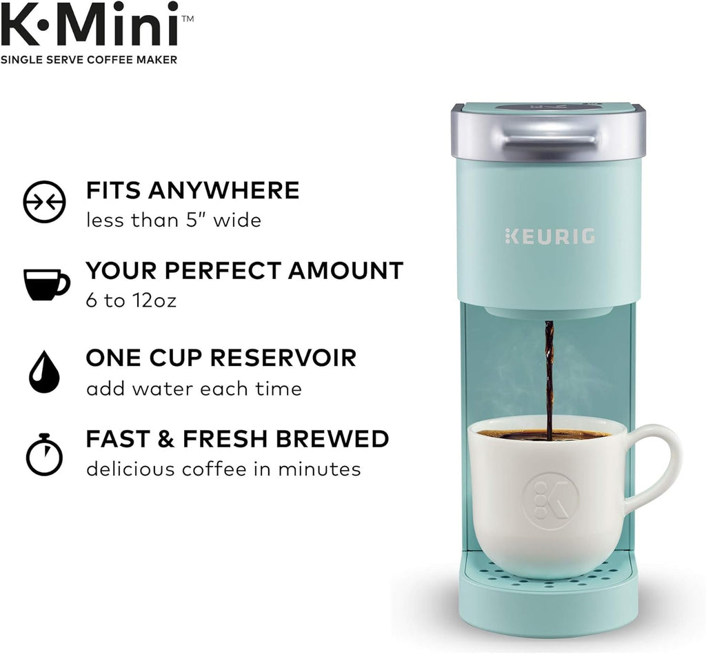 K-Mini Single Serve Coffee Maker & 3-Month Brewer Maintenance Kit Includes Descaling Solution, Water Filter Cartridges & Rinse Pods, Compatible Classic/1.0 & 2.0 K-Cup Coffee Makers, 7 Count