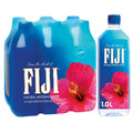 FIJI Natural Artesian Bottled Water 1 Liter / 33.8 Fl Ounce (Pack of 6)