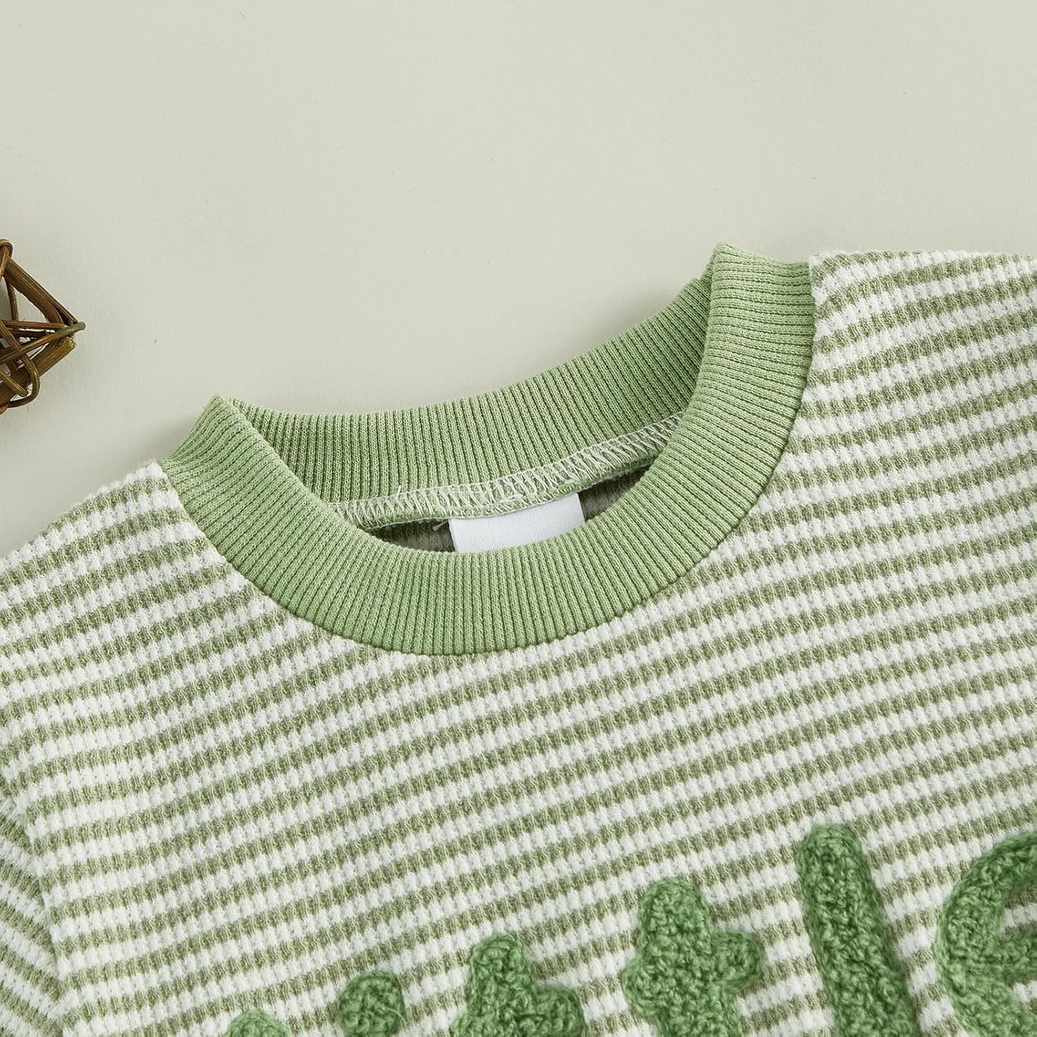 Baby Boy Summer Clothes Mamas Boy Embroidered Waffle Knit Short Sleeve T-Shirt Shorts Set Toddler Striped Outfit