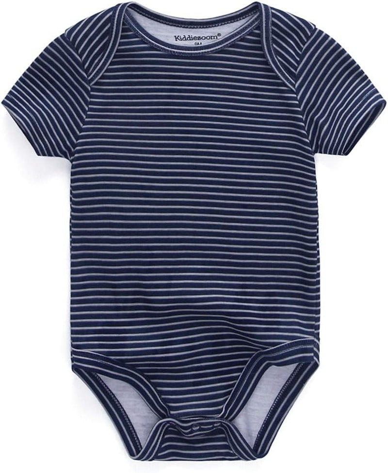 Baby Bodysuit Newborn Short Sleeve Baby One-Piece Cotton 5-Pack Baby Clothes