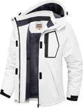 Women'S Waterproof Ski Jacket Warm Winter Coats Windproof Winter Jackets for Women Fleece Lined Windbreaker with Hood